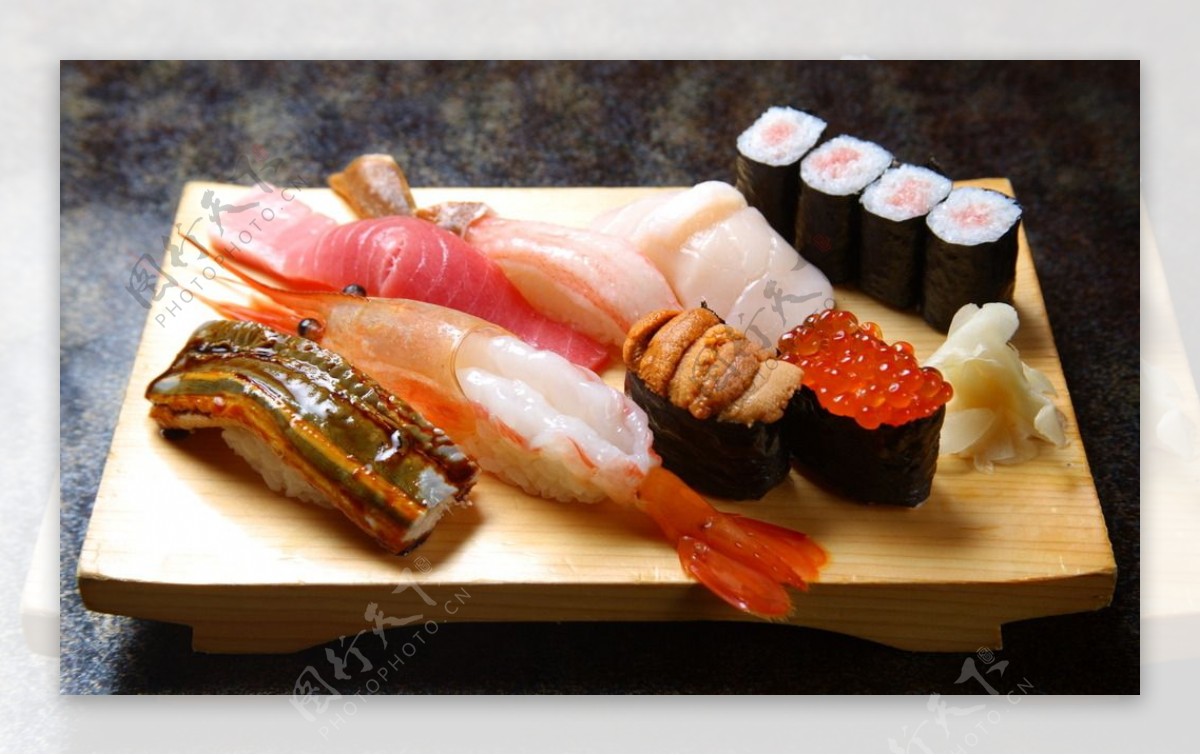 寿司拼盘寿司合集图片