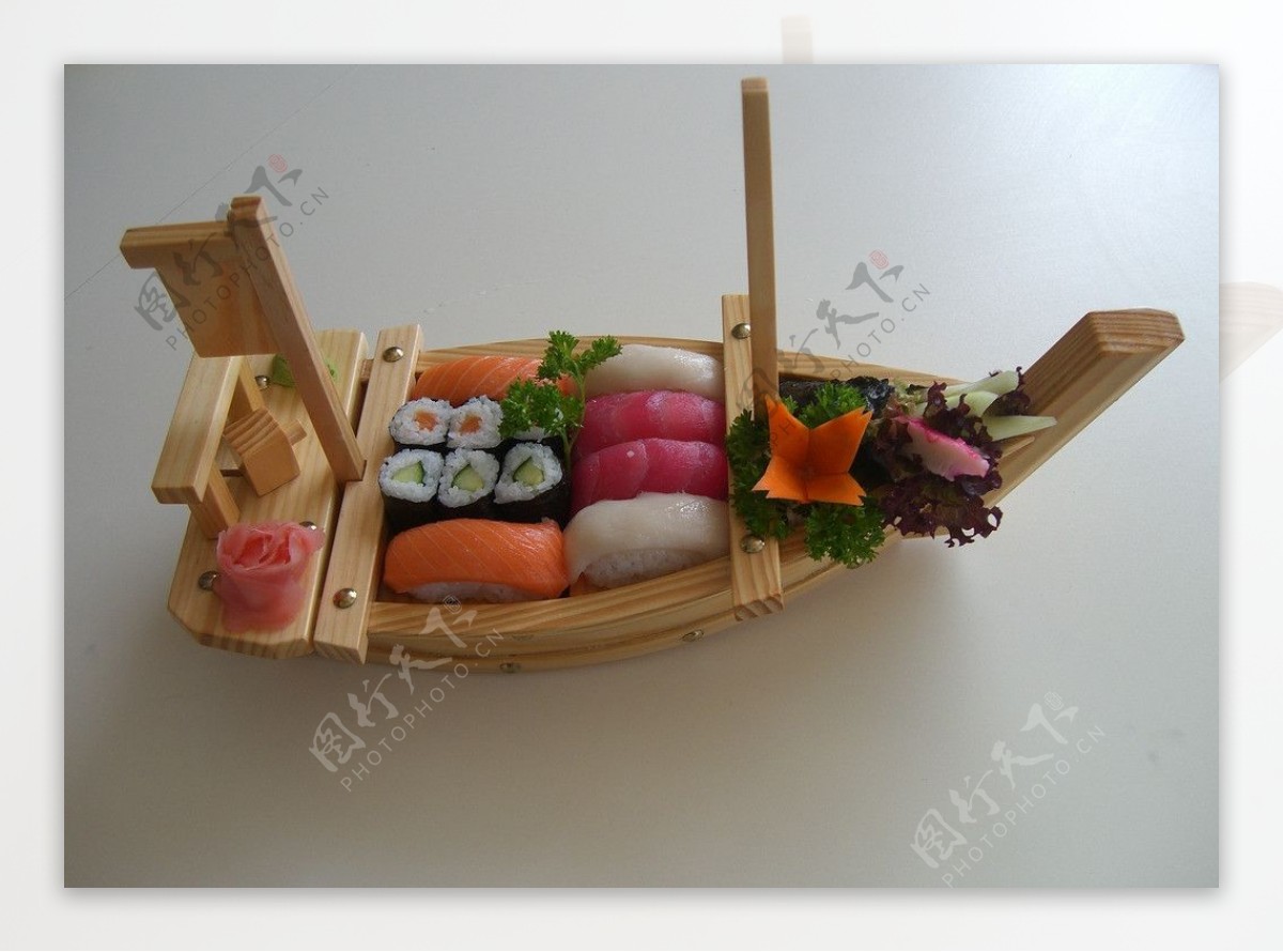 寿司船图片