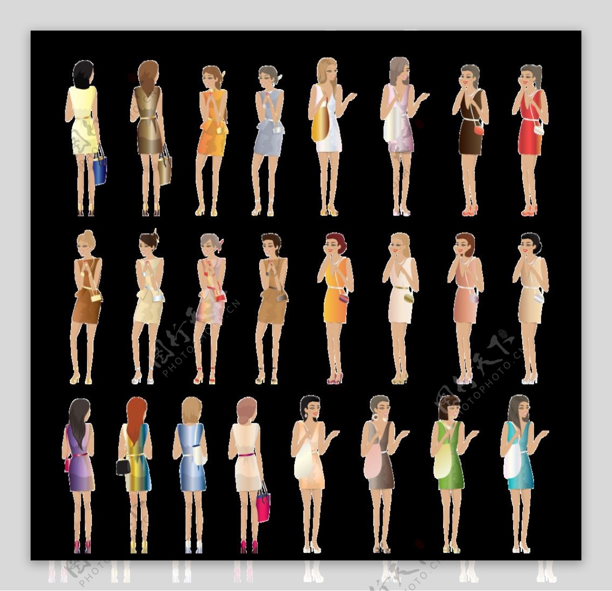 24款时尚女性设计图片