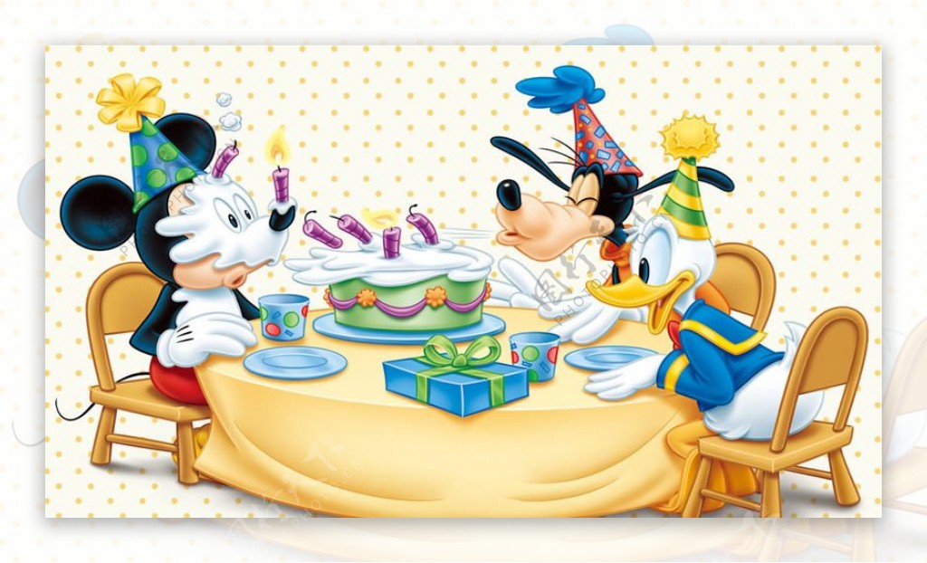 米老鼠与唐老鸭生日宴会图片