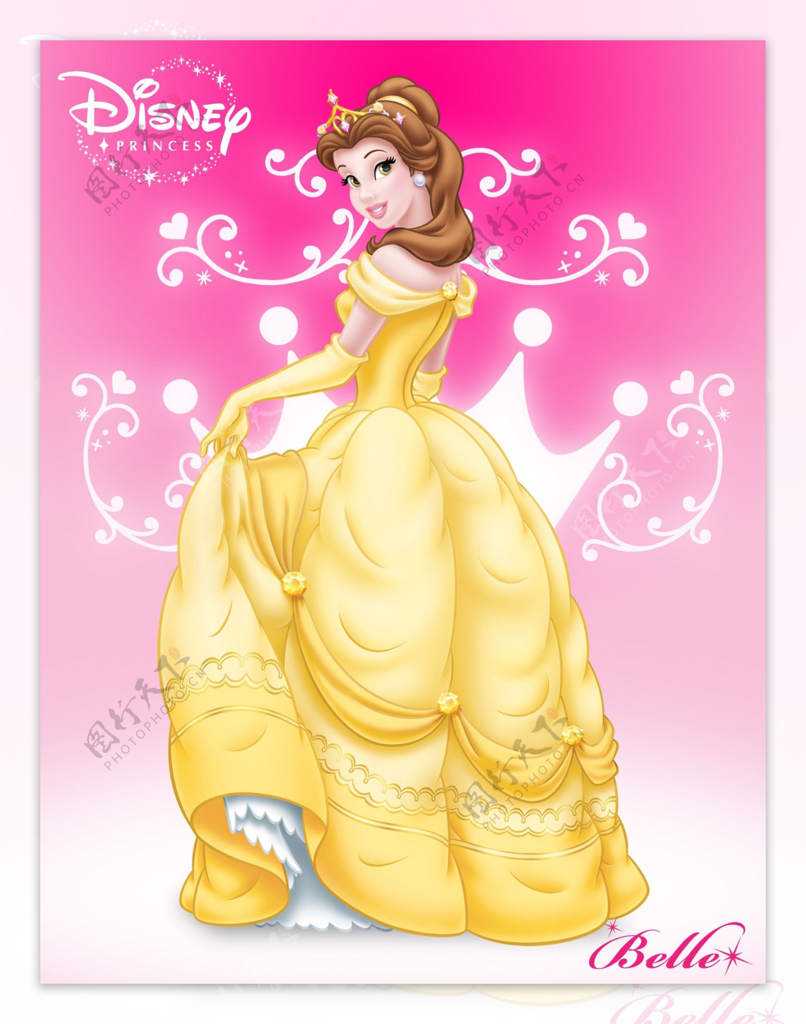 迪士尼野兽公主贝儿Belle2010年B版图片