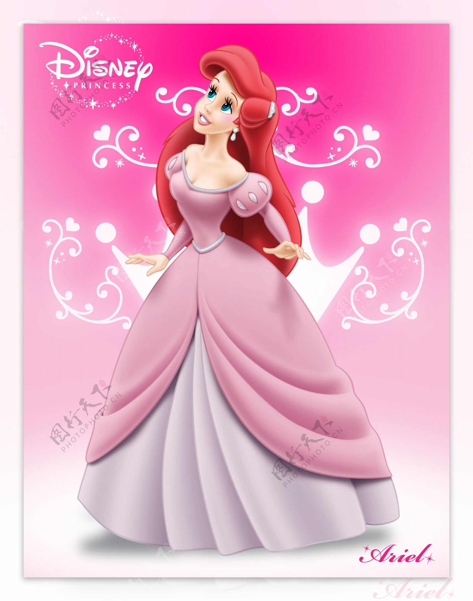 迪士尼人鱼公主爱丽儿Ariel2010年B版图片