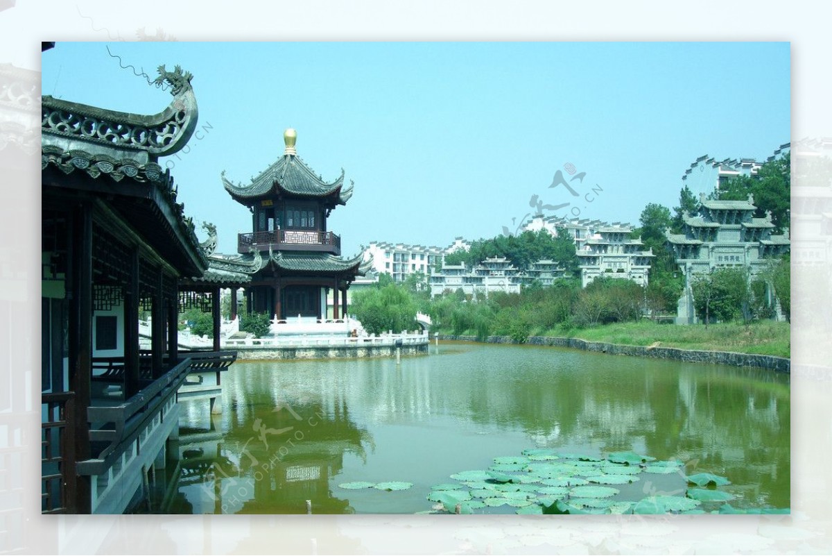 徽州文化园内景图片