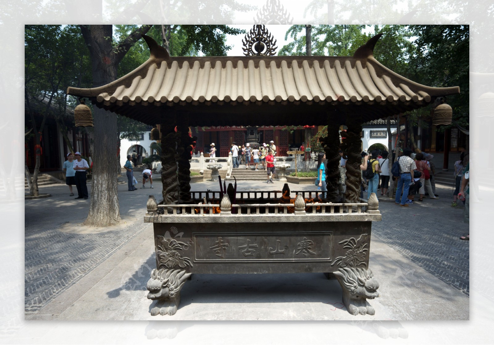 寒山寺的香盒图片