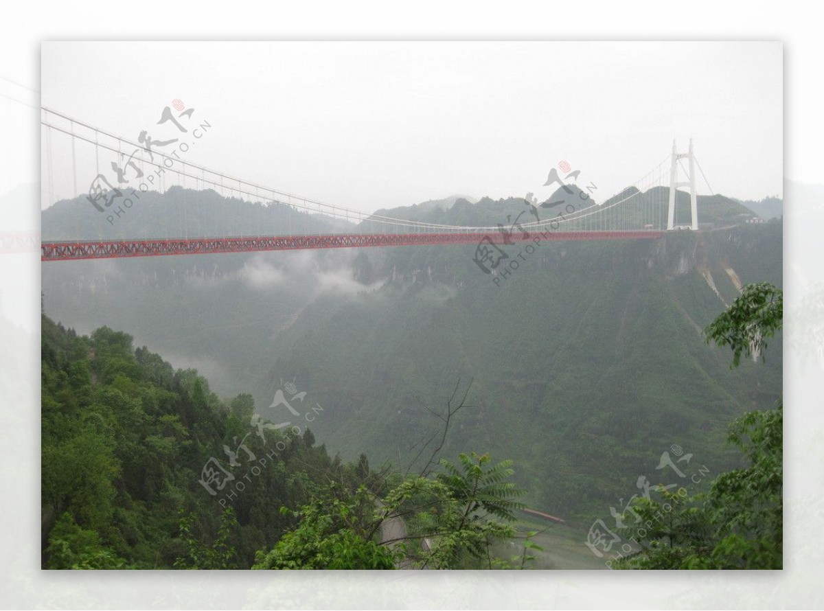 矮寨大桥风景图片