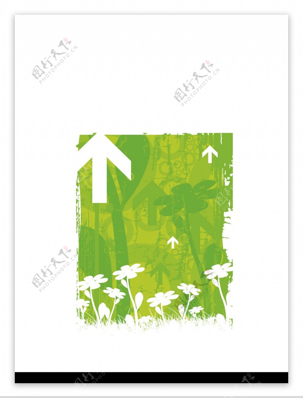 绿色植物底纹图片