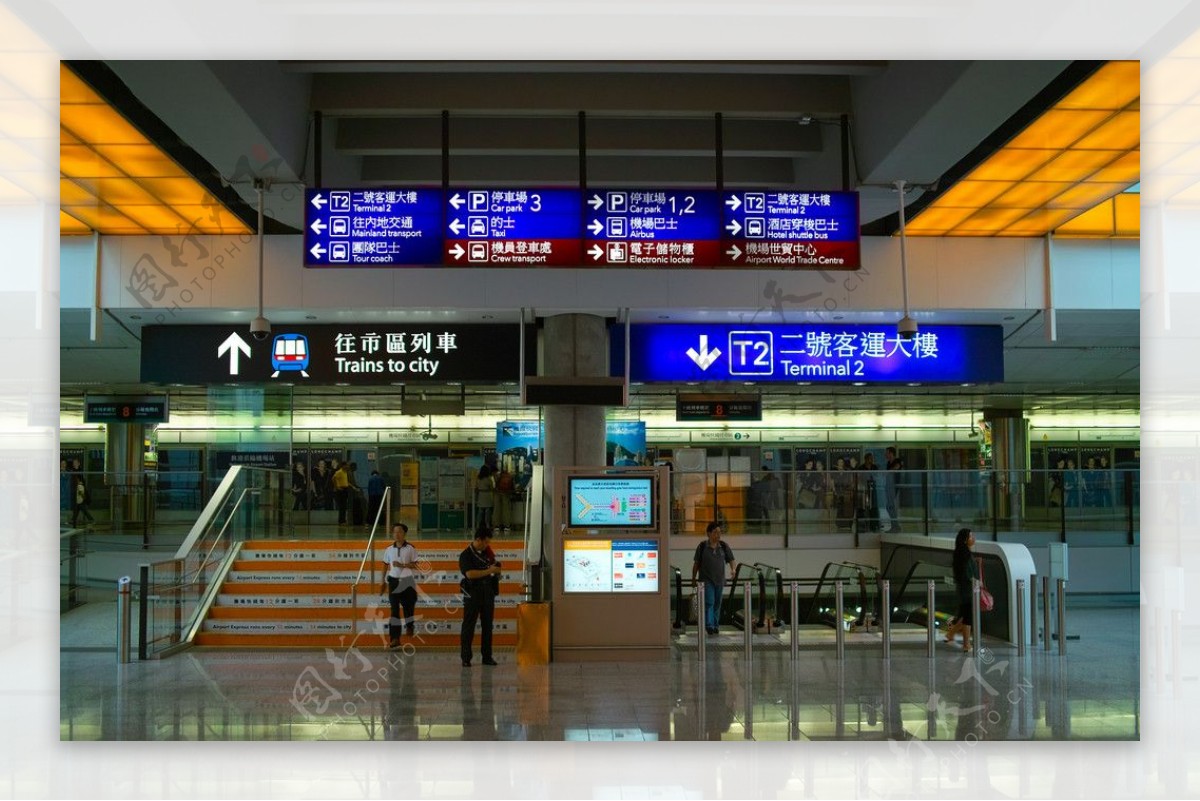 香港香港新機場候機樓內景图片