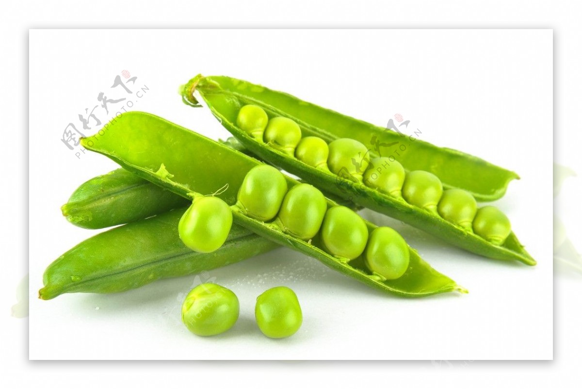 绿色豌豆摄影图__食物原料_餐饮美食_摄影图库_昵图网nipic.com