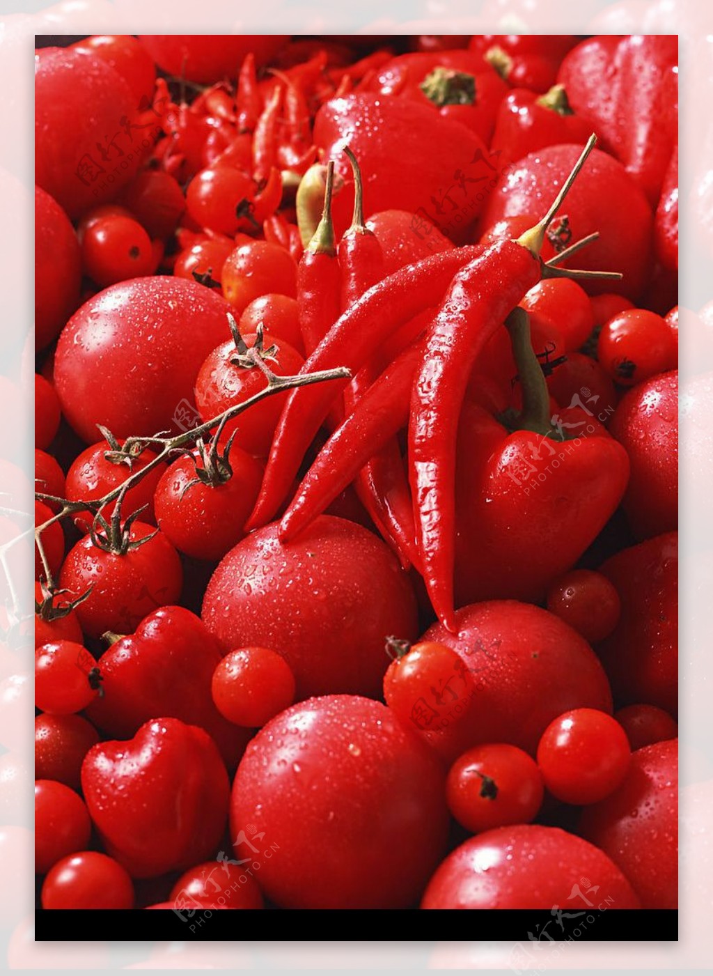 红色系蔬菜图片