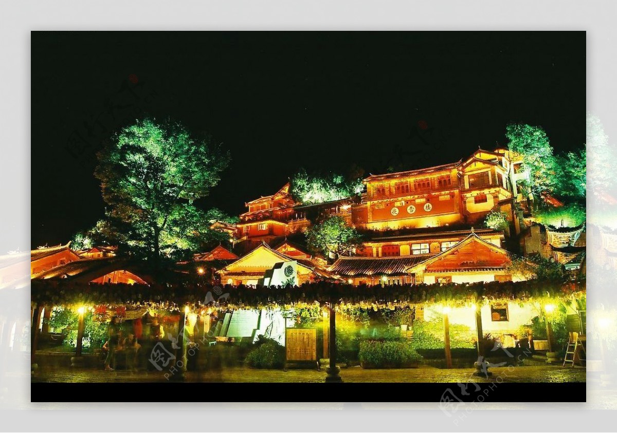 丽江夏之夜图片