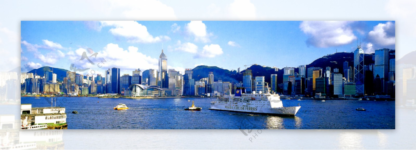 香港维多利亚湾图片
