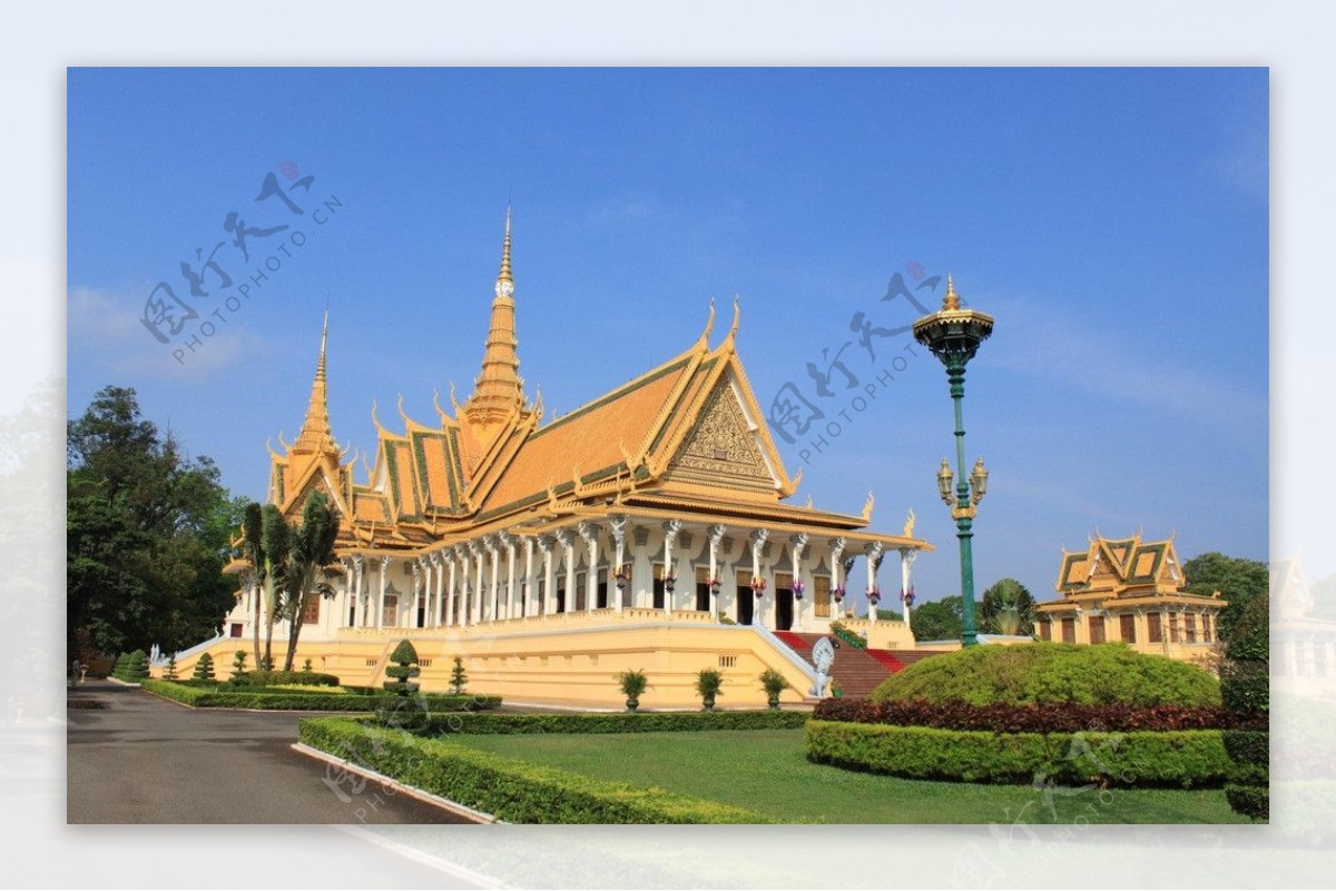 柬埔寨金边皇宫图片