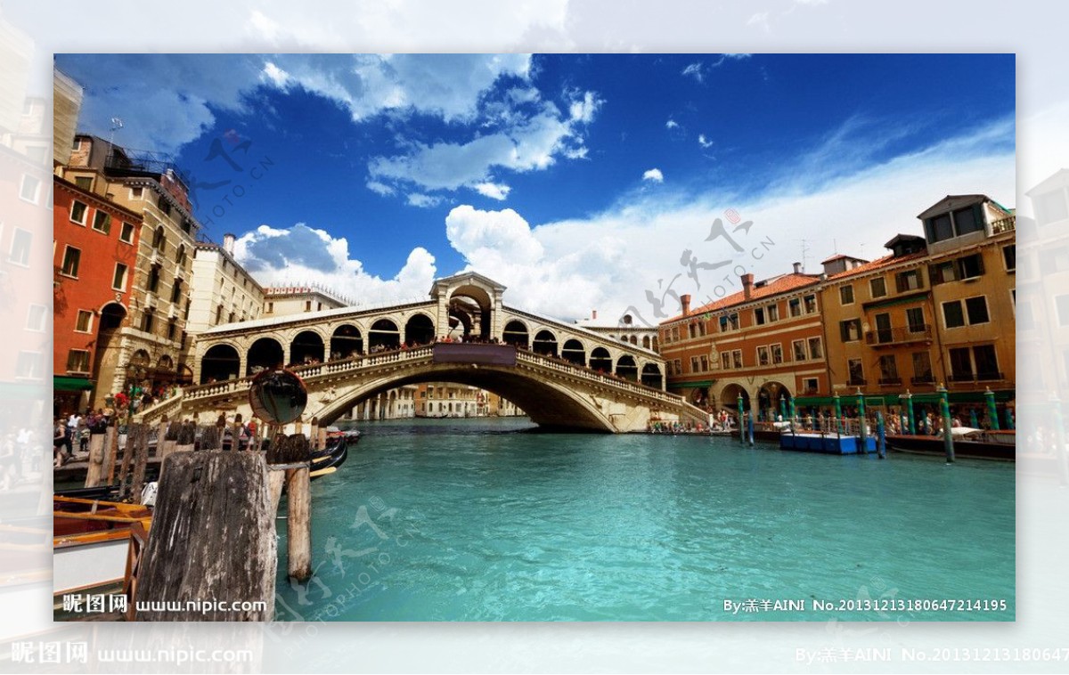 威尼斯意大利桥图片