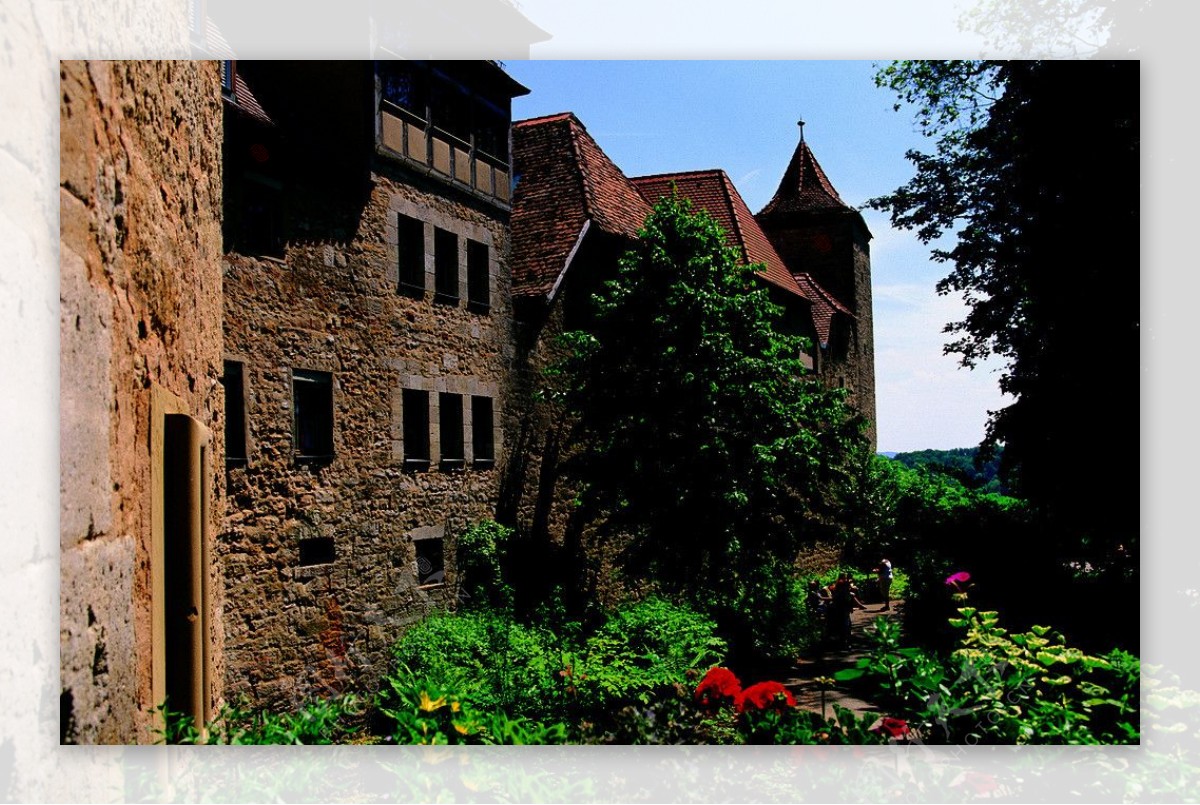 瑞士城堡图片