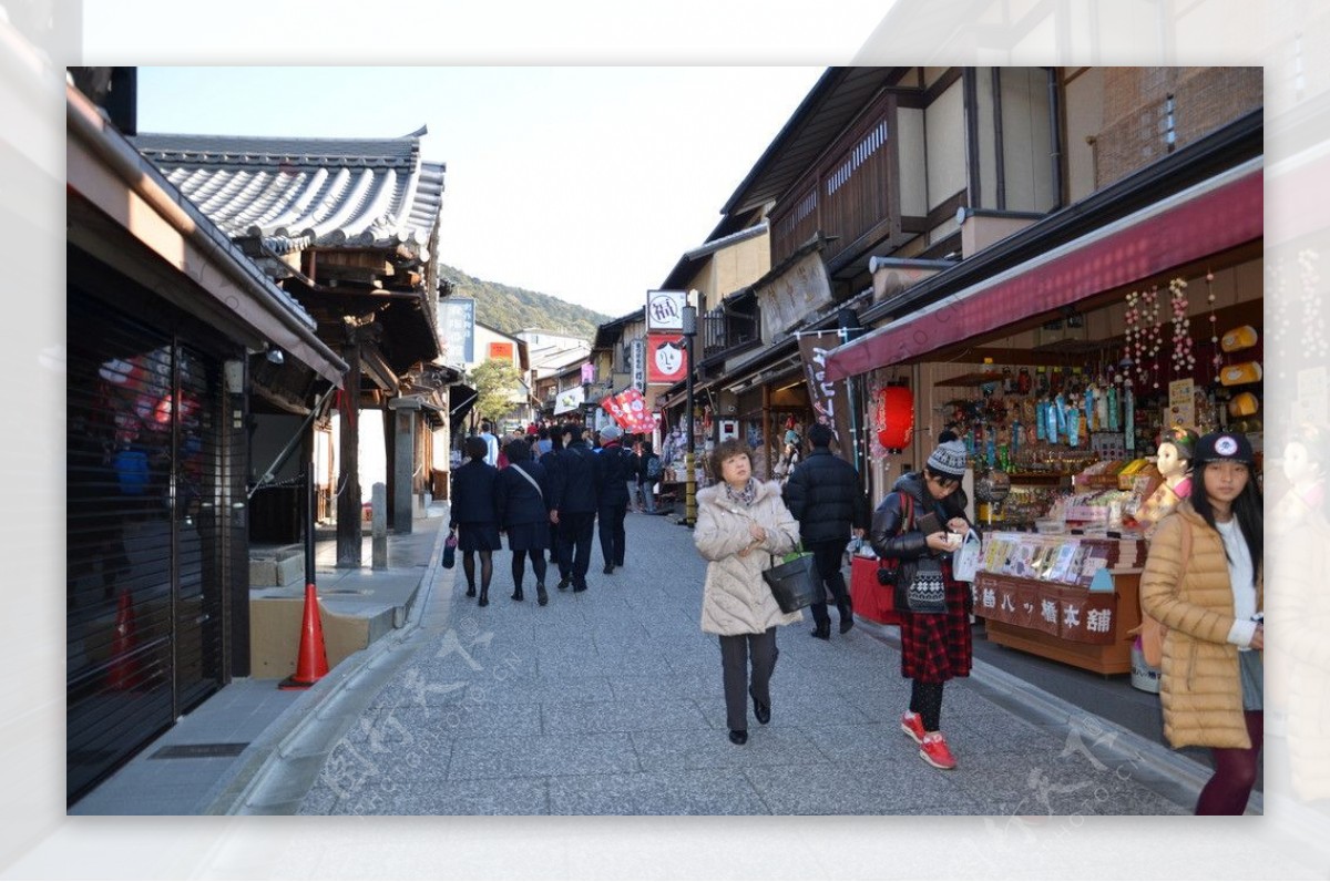 日本京都清水寺小镇图片