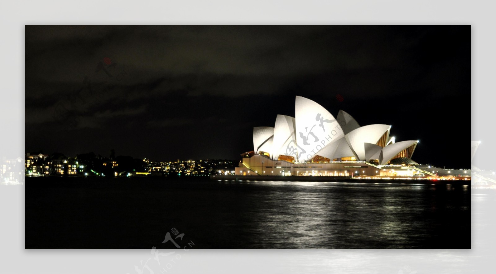 澳大利亚悉尼歌剧院夜景图片