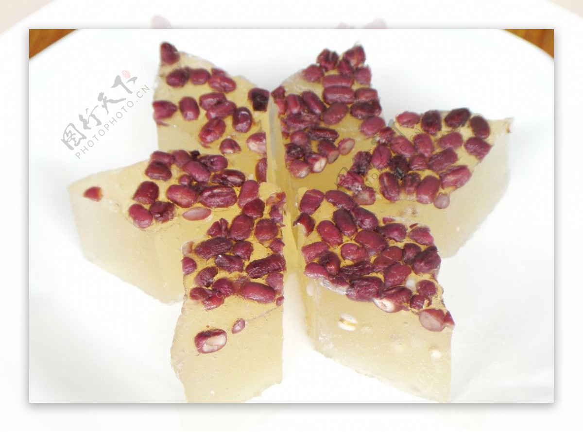 红豆薏米水晶糕图片