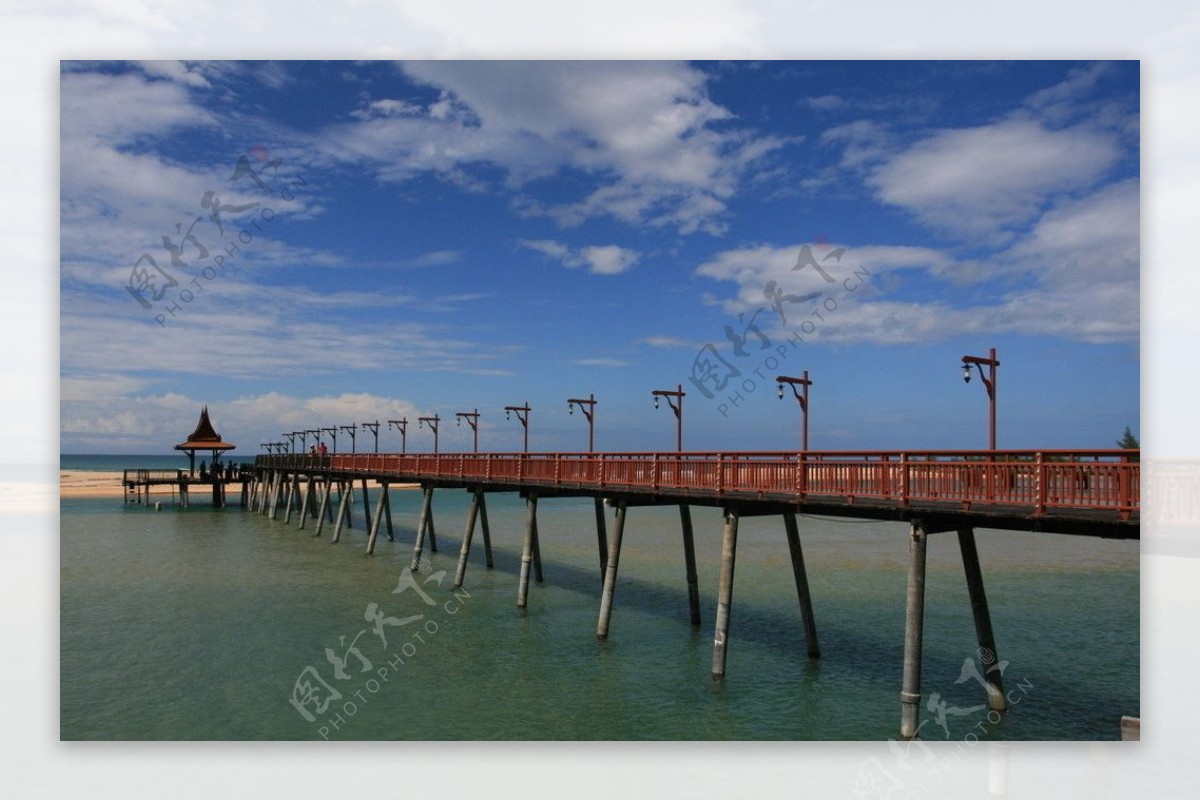 泰国普吉岛栈桥图片