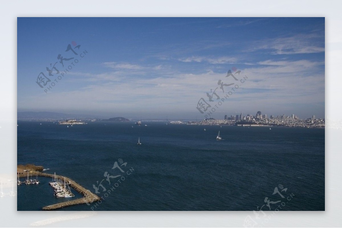 旧金山隔海远眺旧金山图片