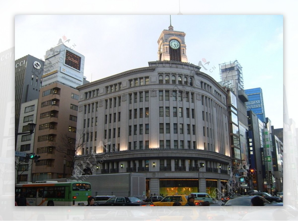 东京银座和光大楼图片