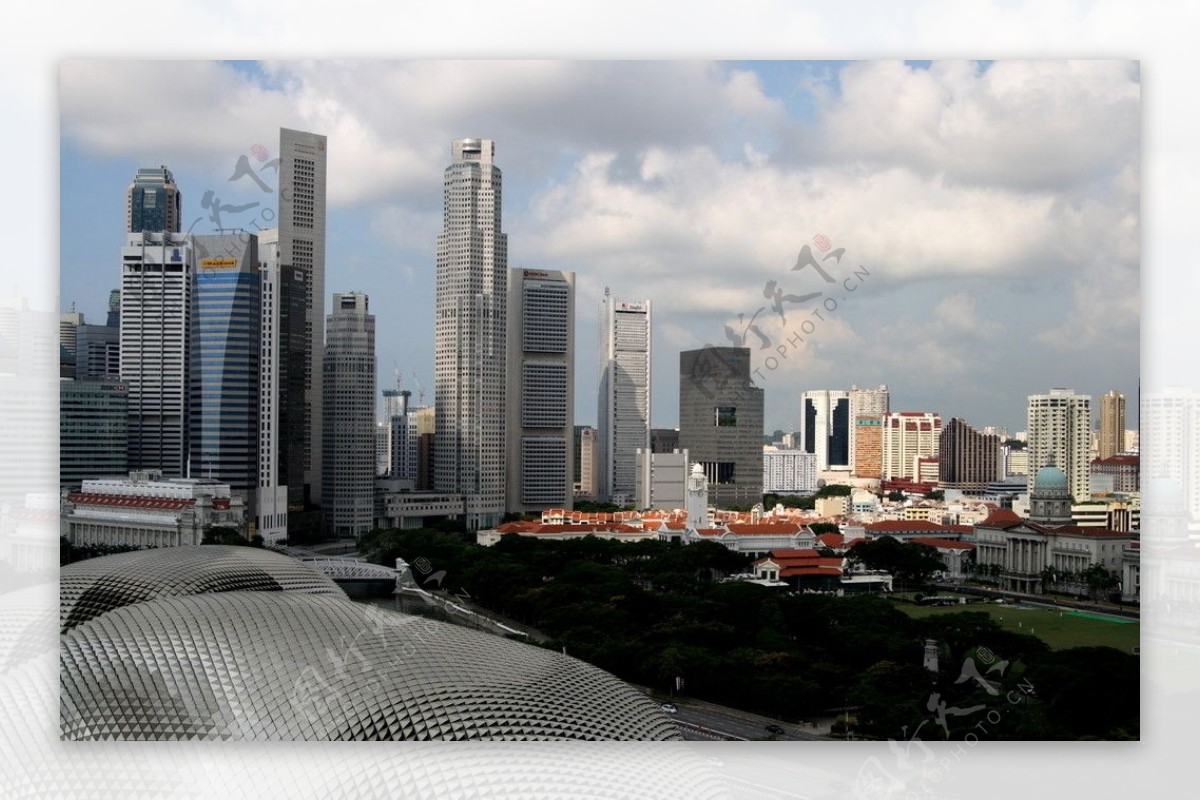 新加坡美丽的城市景色图片