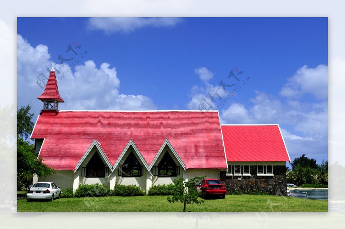 毛里求斯路易港红瓦耶稣教堂图片