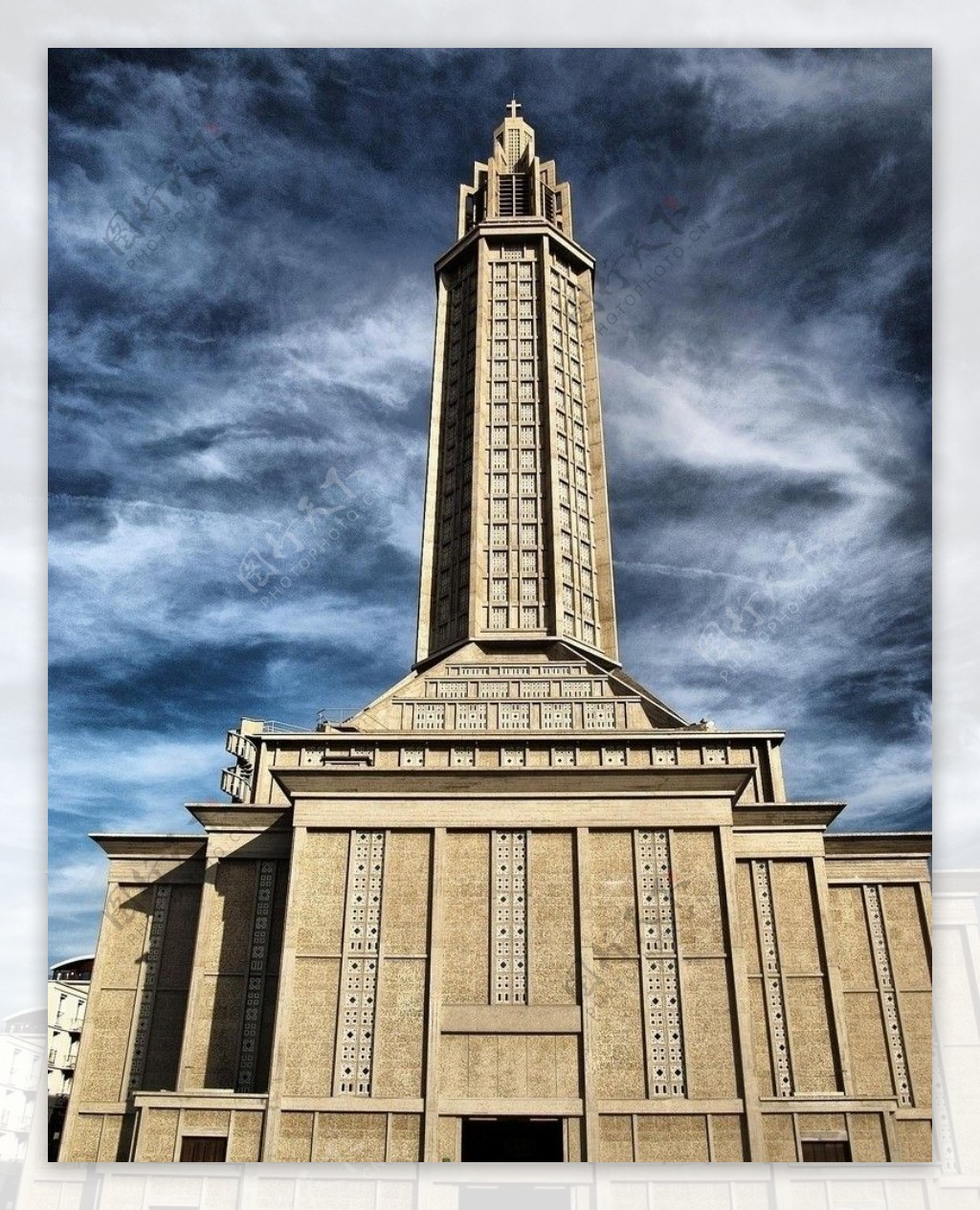 法国勒阿弗尔圣诺瑟教堂图片