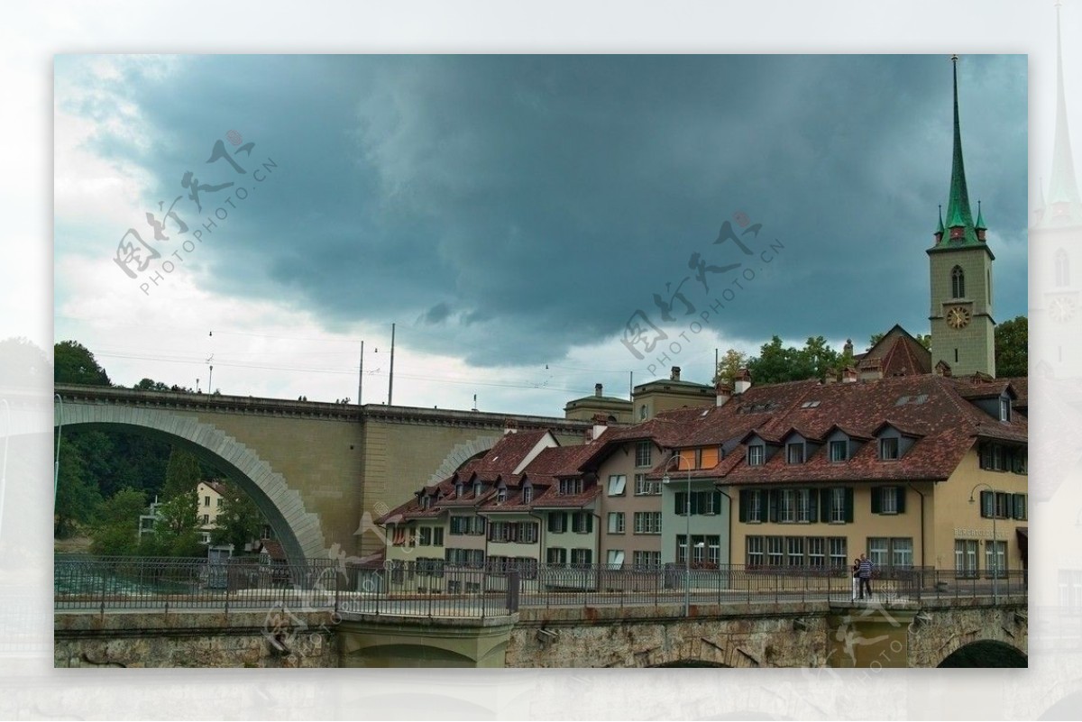 瑞士伯爾尼市內景色图片