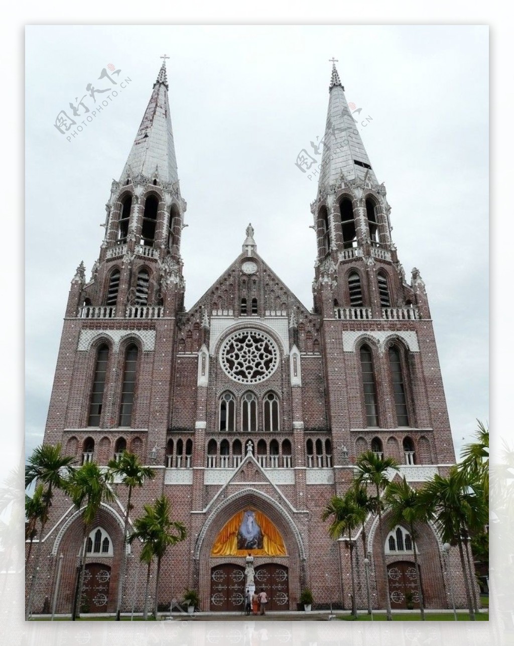 缅甸仰光基督大教堂图片