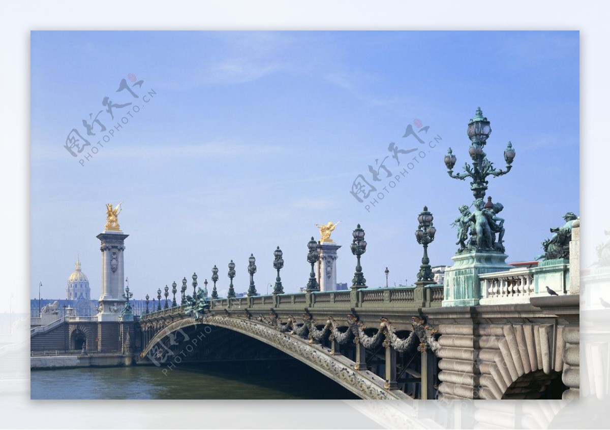 法国的桥图片