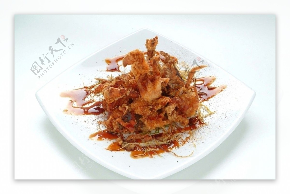 美味日式软壳蟹图片