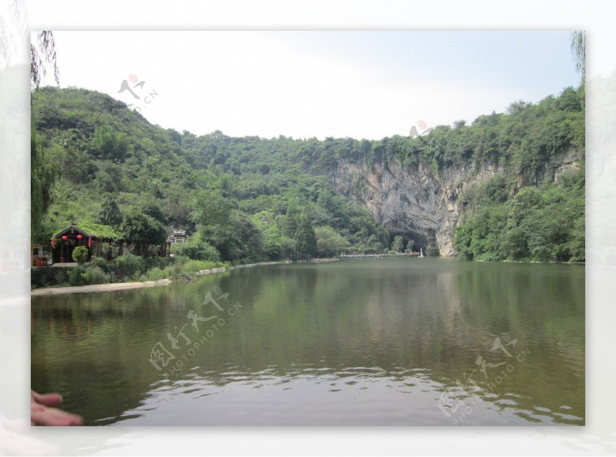 湖光山色图片