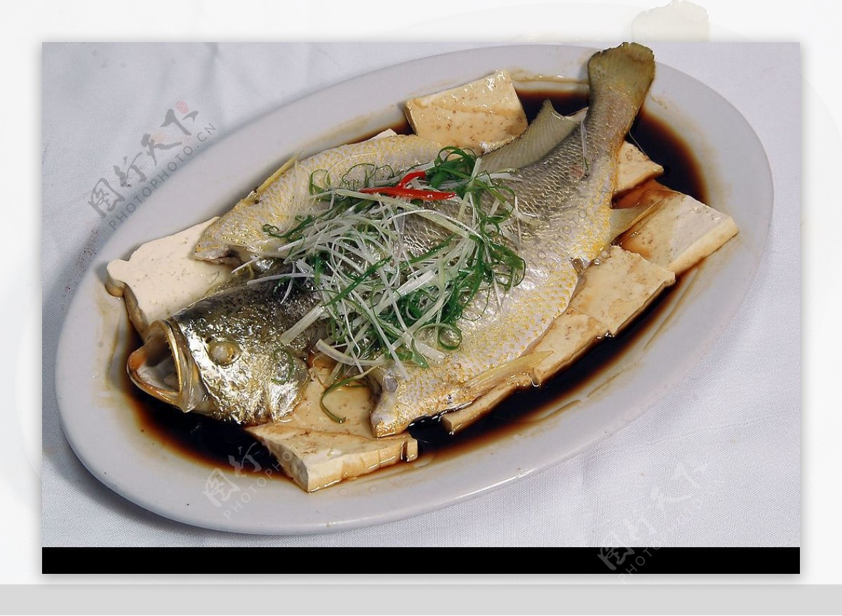 豆腐蒸咸鱼图片