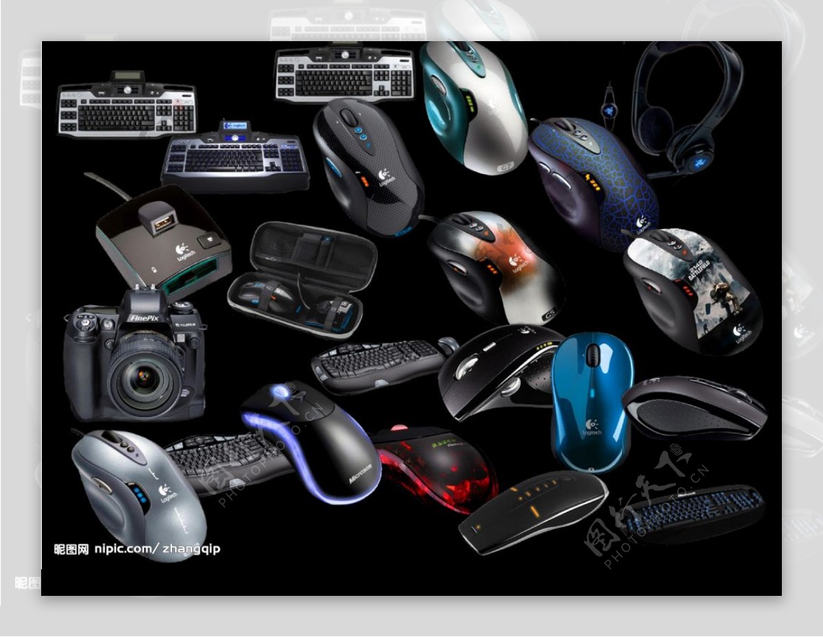 鼠标键盘耳机MP3图标图片