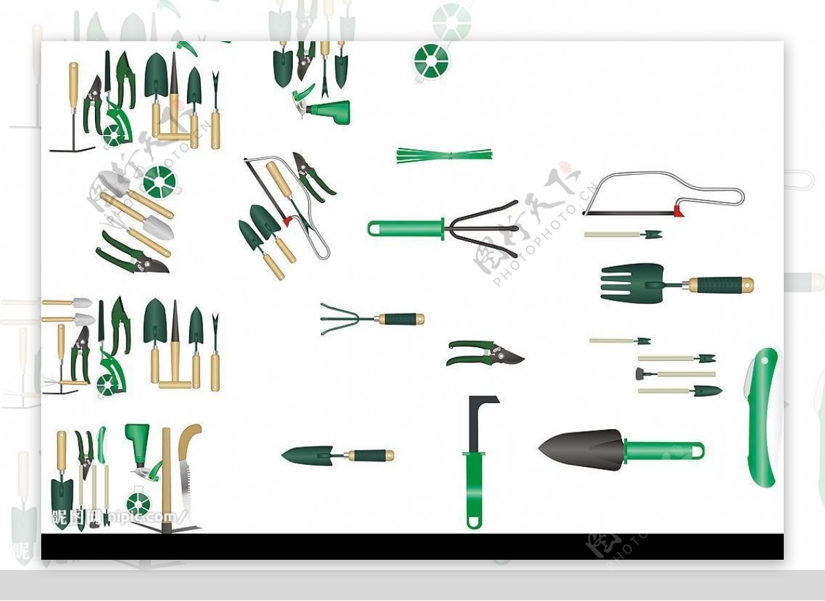 园林工具图片素材-编号15266462-图行天下