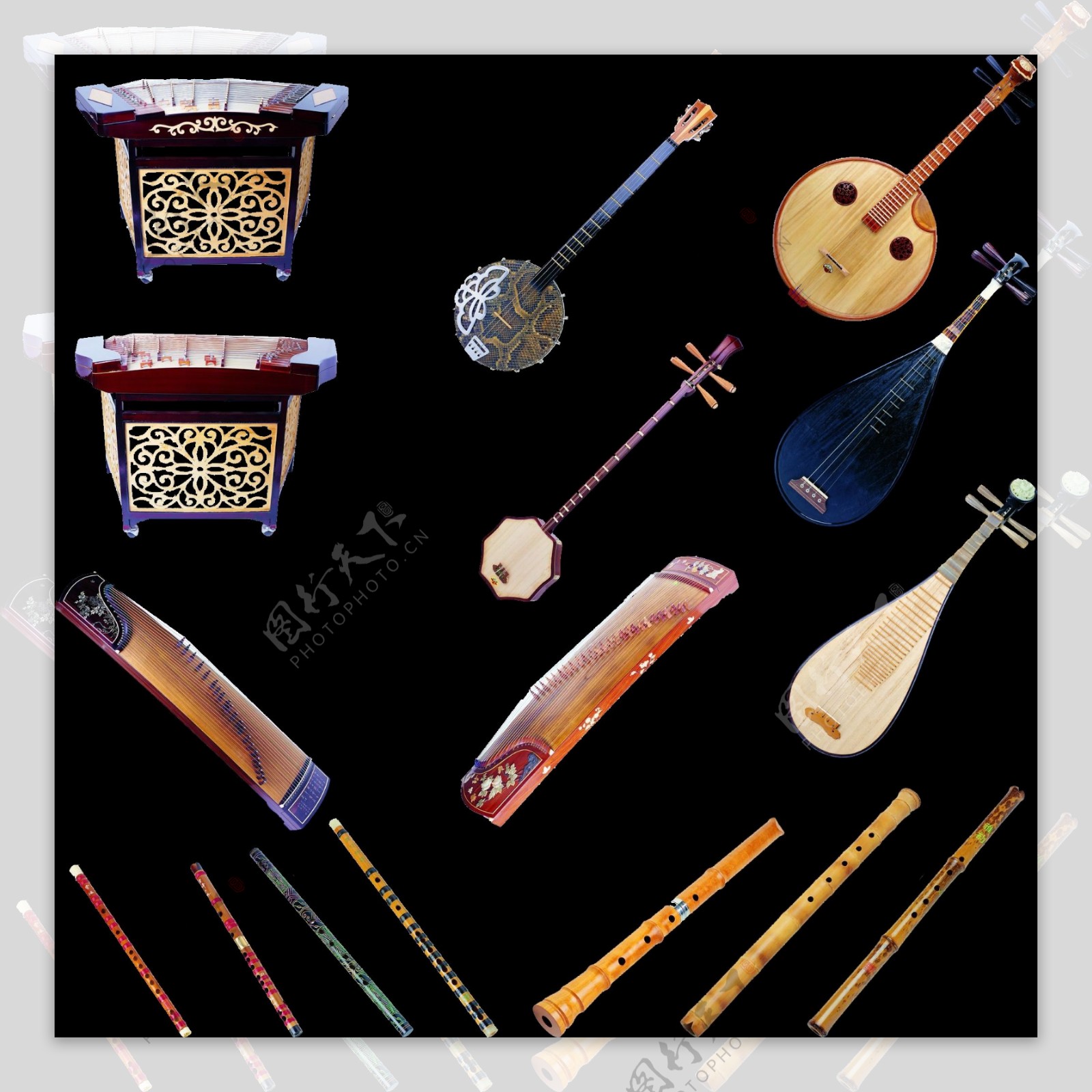 中国古典乐器图片