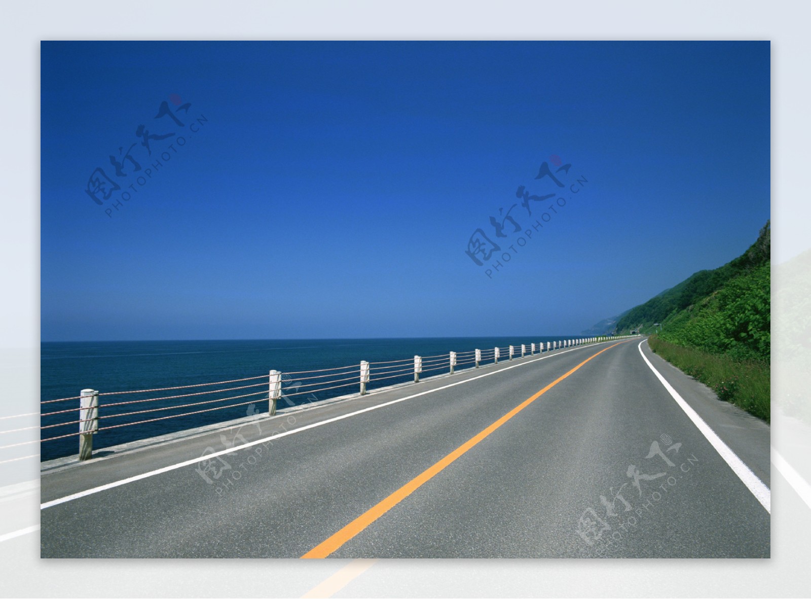海边公路图片