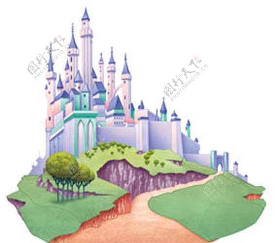 迪士尼睡美人公主城堡图片