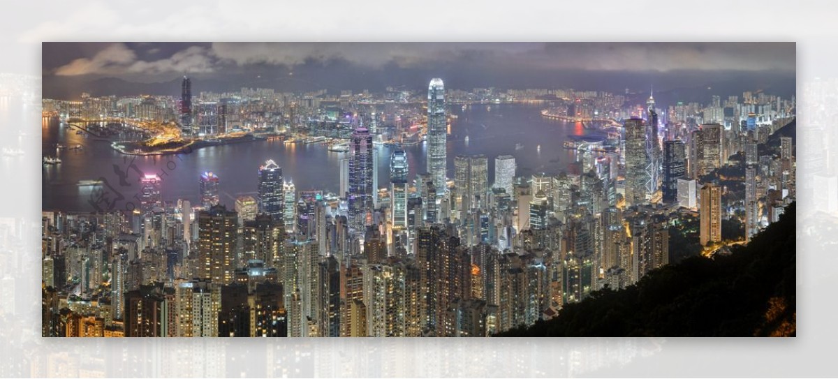 香港唯美夜景图片