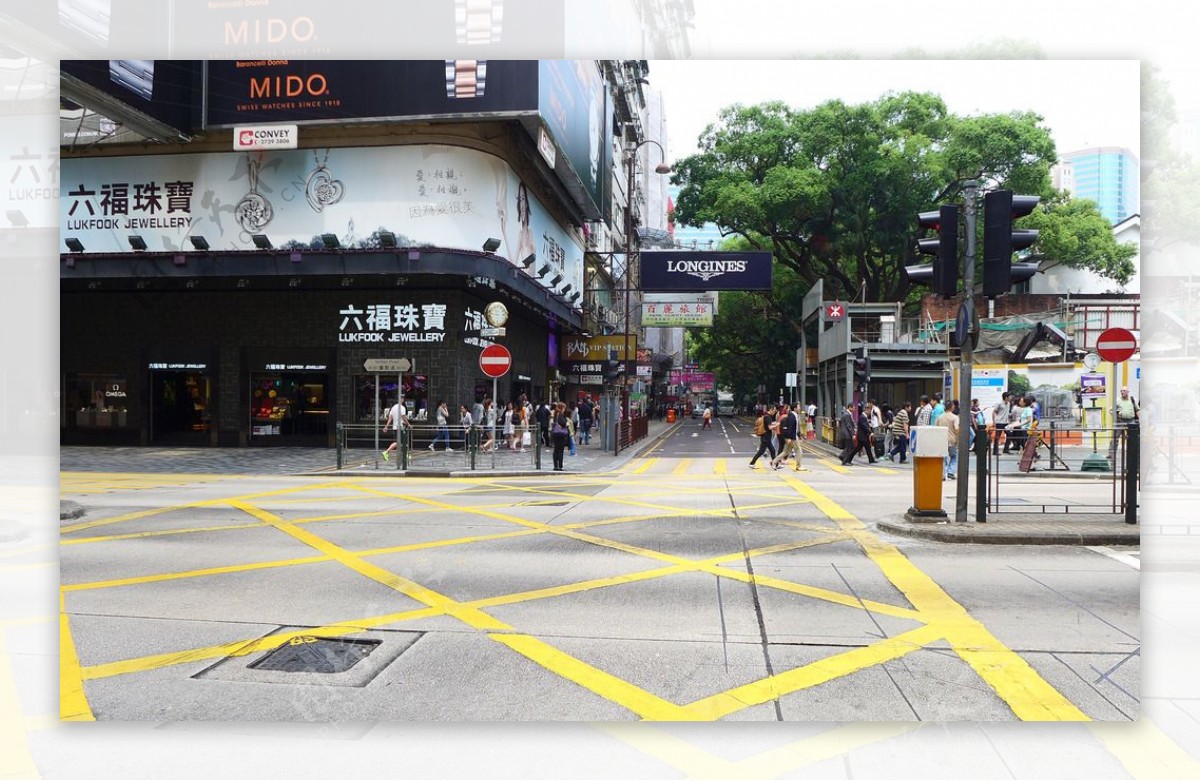 香港尖沙咀街景图片