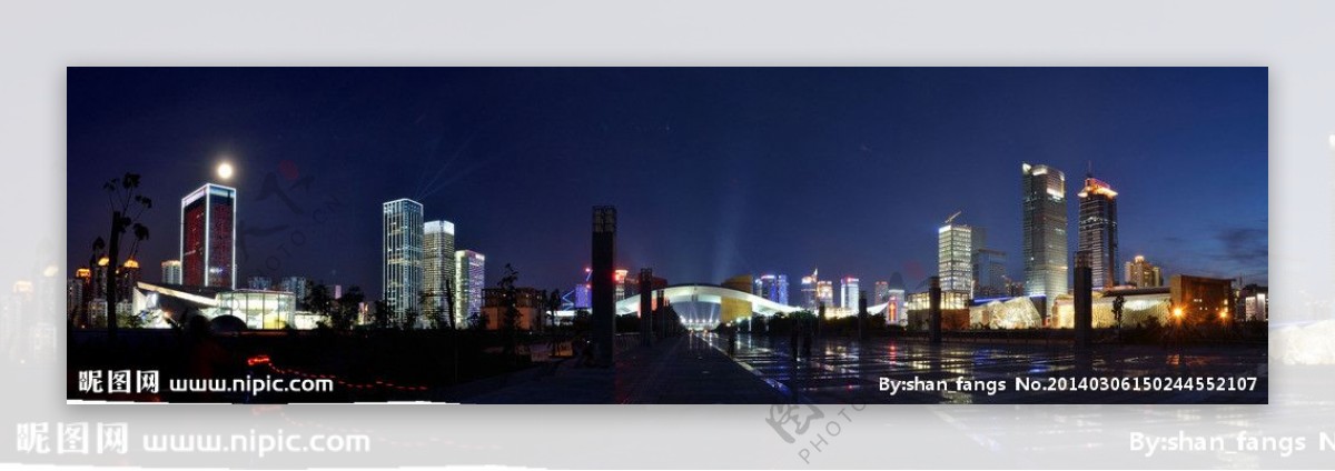深圳市民中心全景图片
