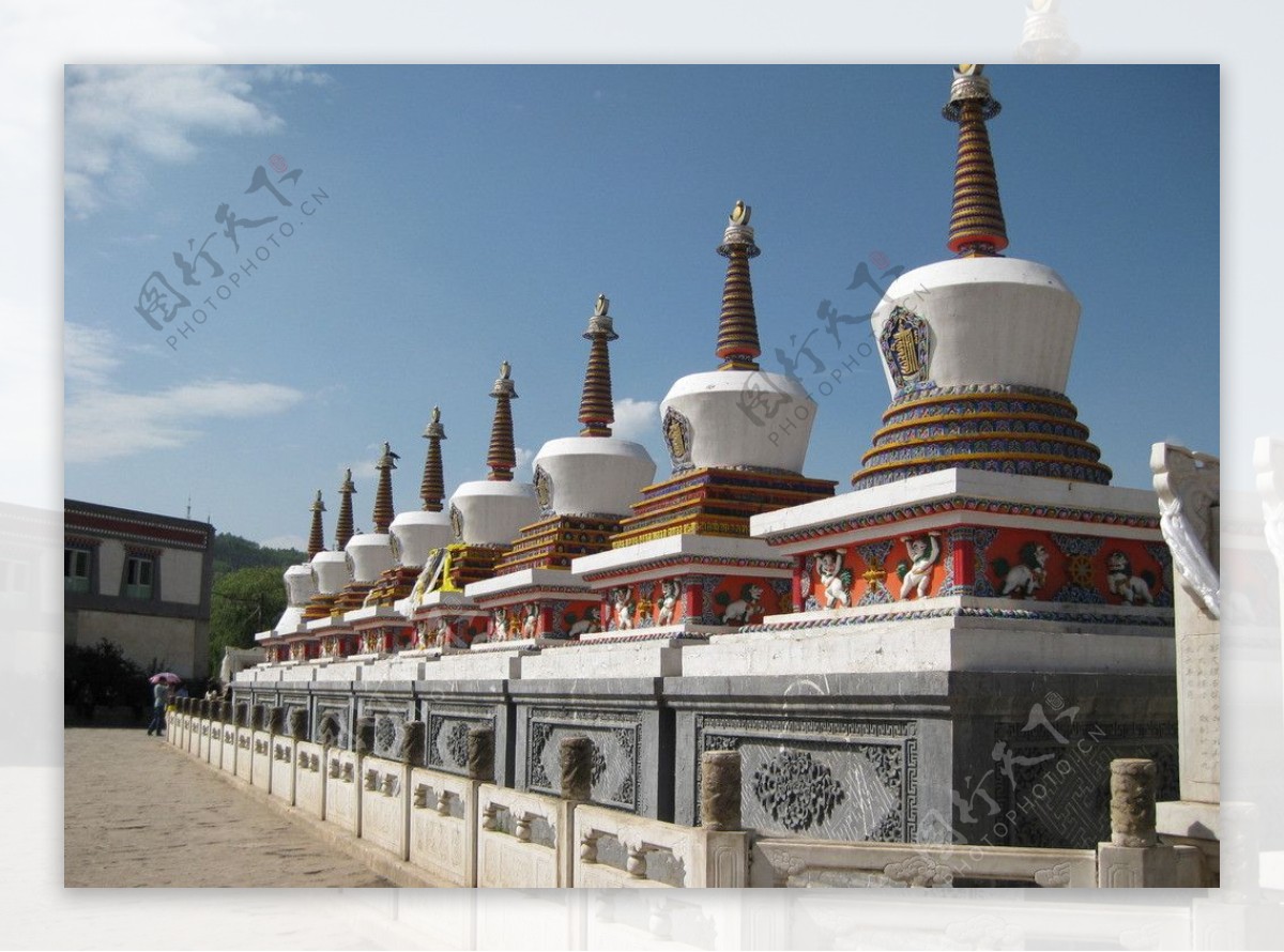 中国佛教圣地塔尔寺图片