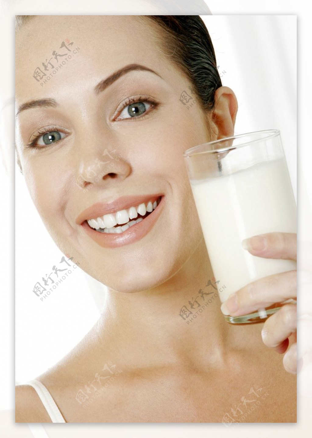 牛奶优雅漂亮女人图片
