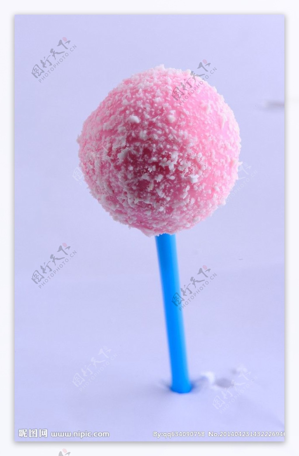 安妮公主草莓棒棒糖冰淇淋图片