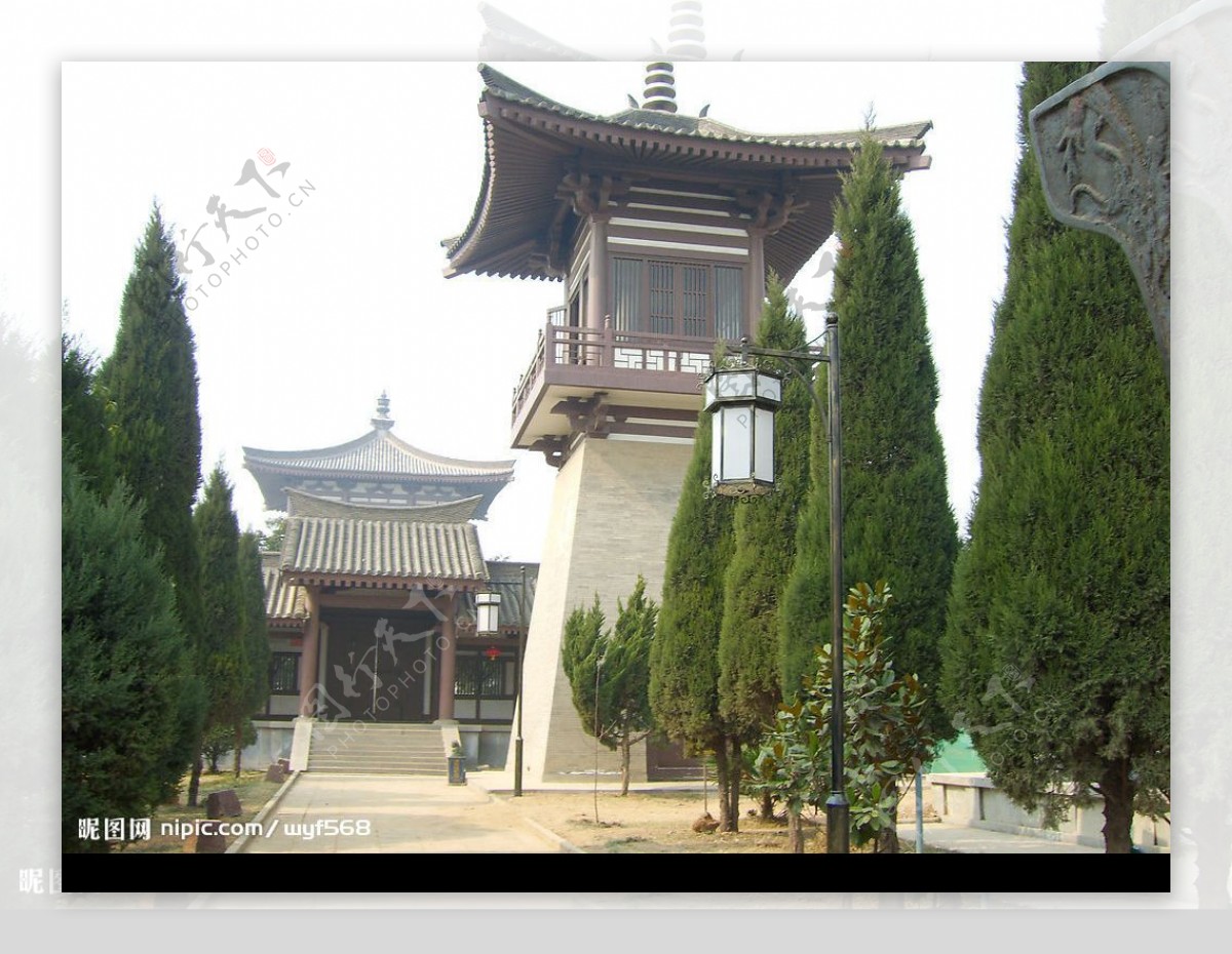 扶风法门寺建筑图片