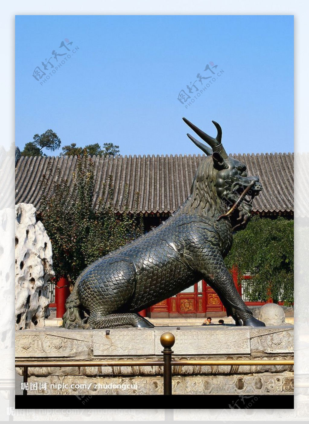 中国龙与兽图片