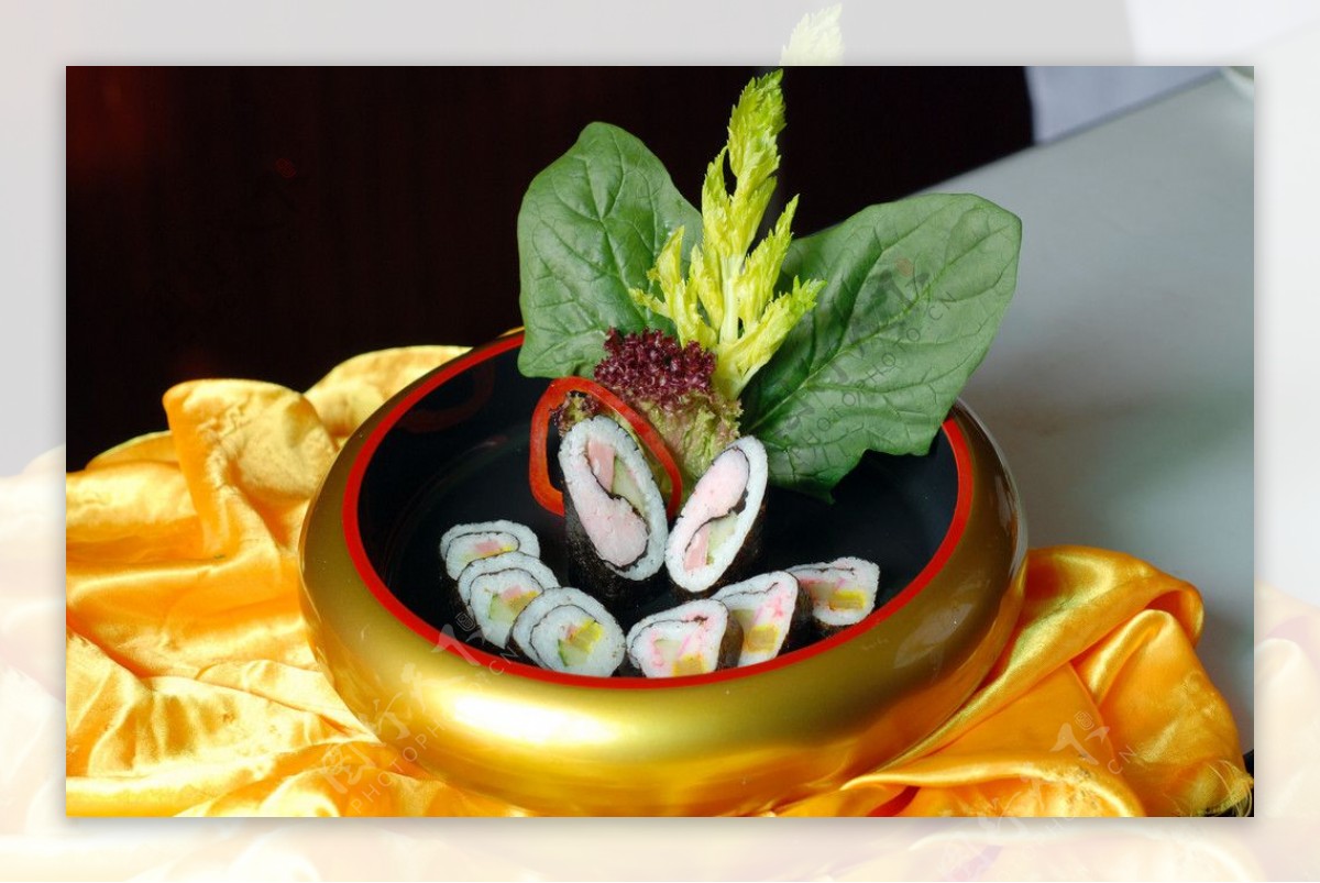 日式手卷寿司图片