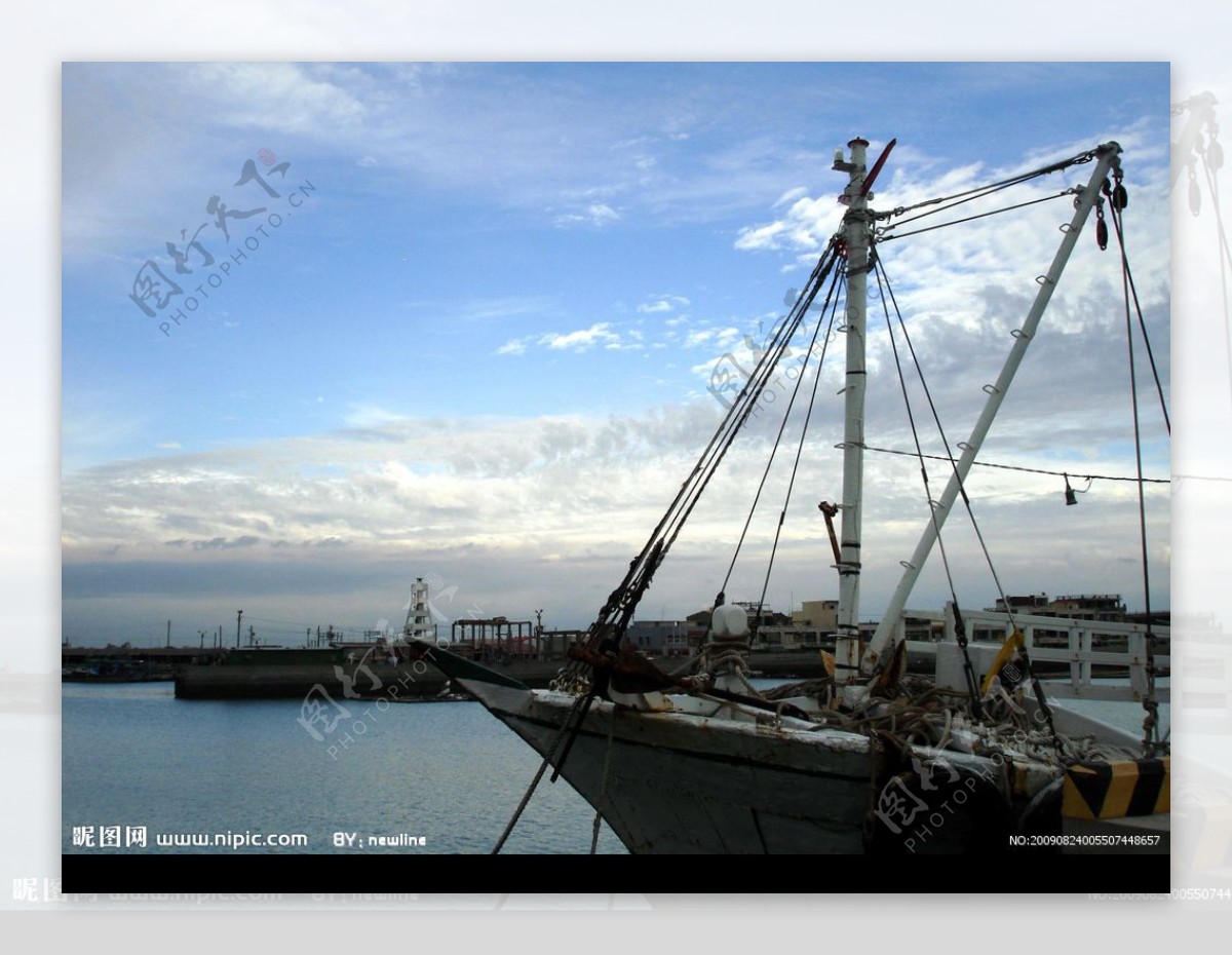 布袋漁港图片