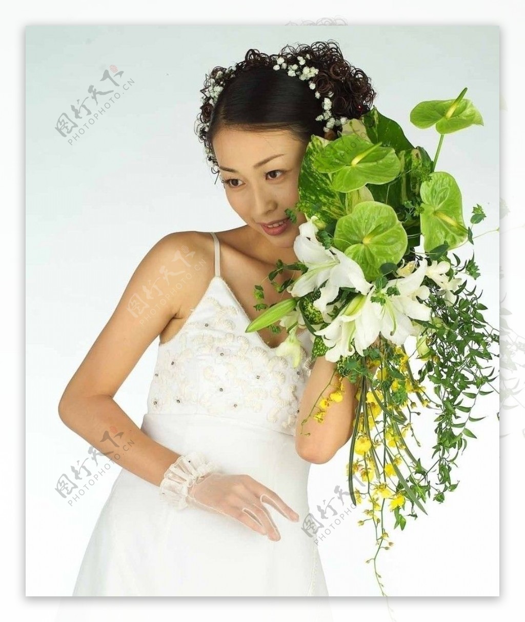 新娘手捧花图片