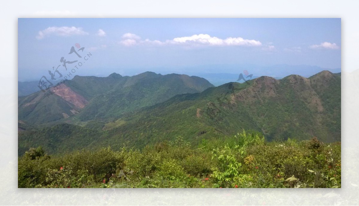 山顶风光图片